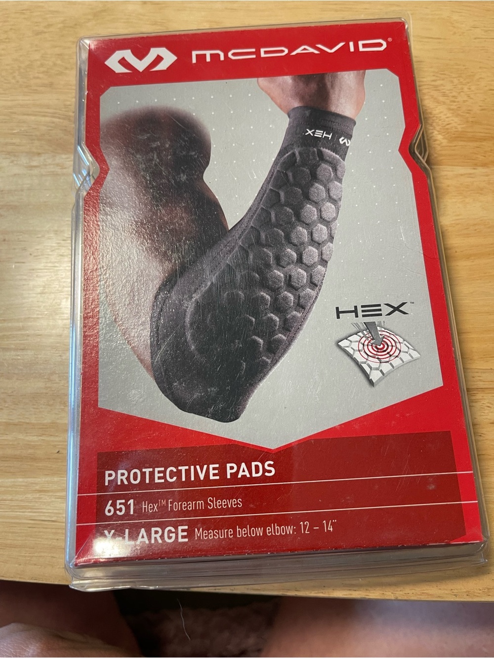 McDavid New HexPad Arm Sleeve  651  Extra Large